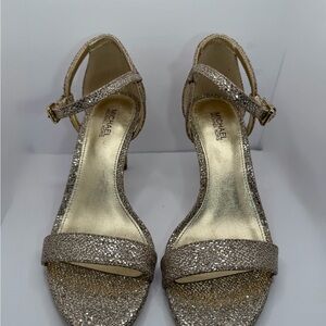 Michael Kors Glittering Gold Heels